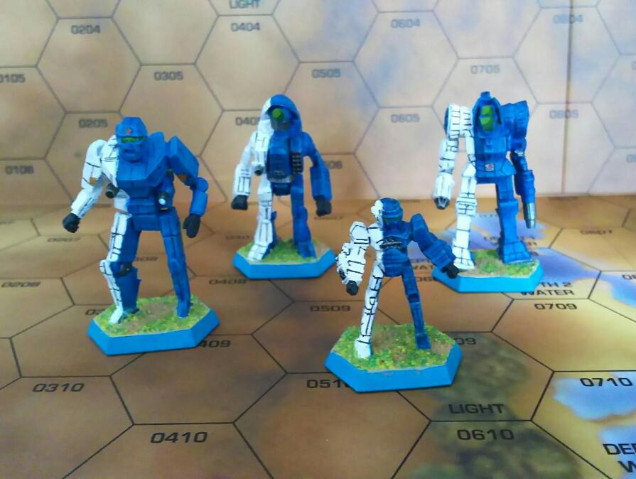 Battletech, Mech, Mechwarrior, Steiner Steiner Lance Gallery